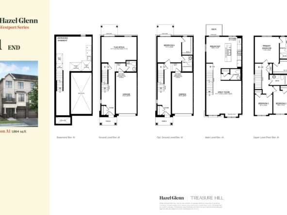 Hazel Glenn Townhomes At Cambridge By Treasure Hill Home Corp MOVE IN Q4 2024 - Starting $799,900 Floorplans