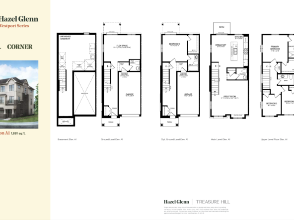 Hazel Glenn Townhomes At Cambridge By Treasure Hill Home Corp MOVE IN Q4 2024 - Starting $799,900 Floorplans