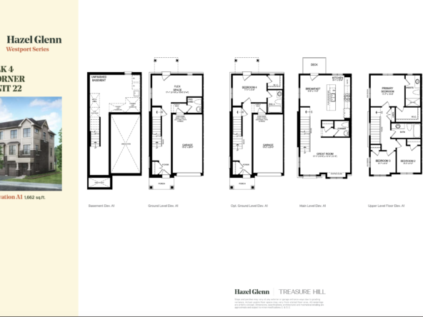 Hazel Glenn Townhomes At Cambridge By Treasure Hill Home Corp MOVE IN Q4 2024 - Starting $799,900 Floorplans